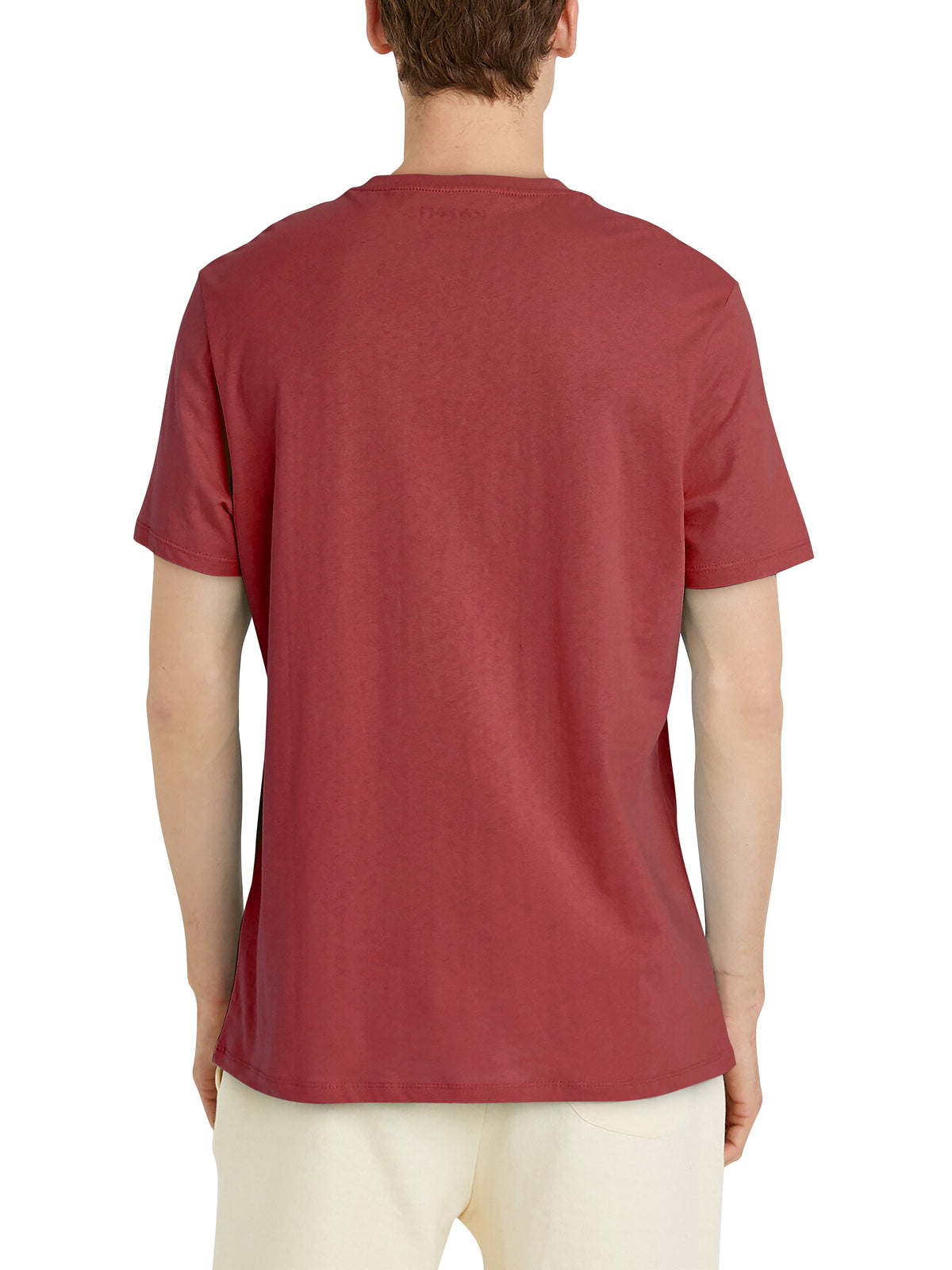Men’s Organic Premium Cotton Garment Dye Short Sleeve T Shirt in Shiraz - Hat and Beyond blank tee