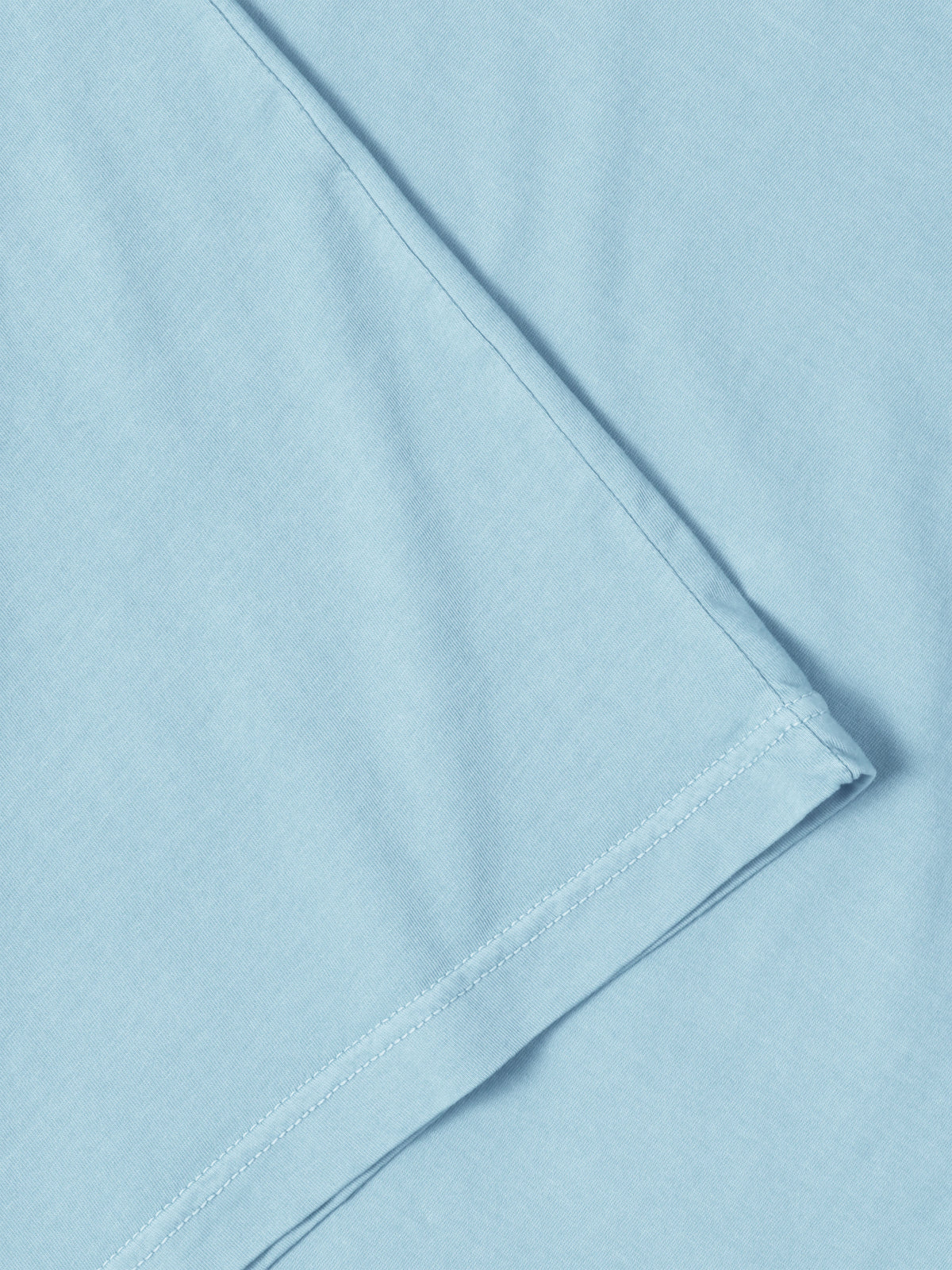 Men’s Organic Premium Cotton Garment Dye Short Sleeve T Shirt in Sky Blue - Hat and Beyond blank tee