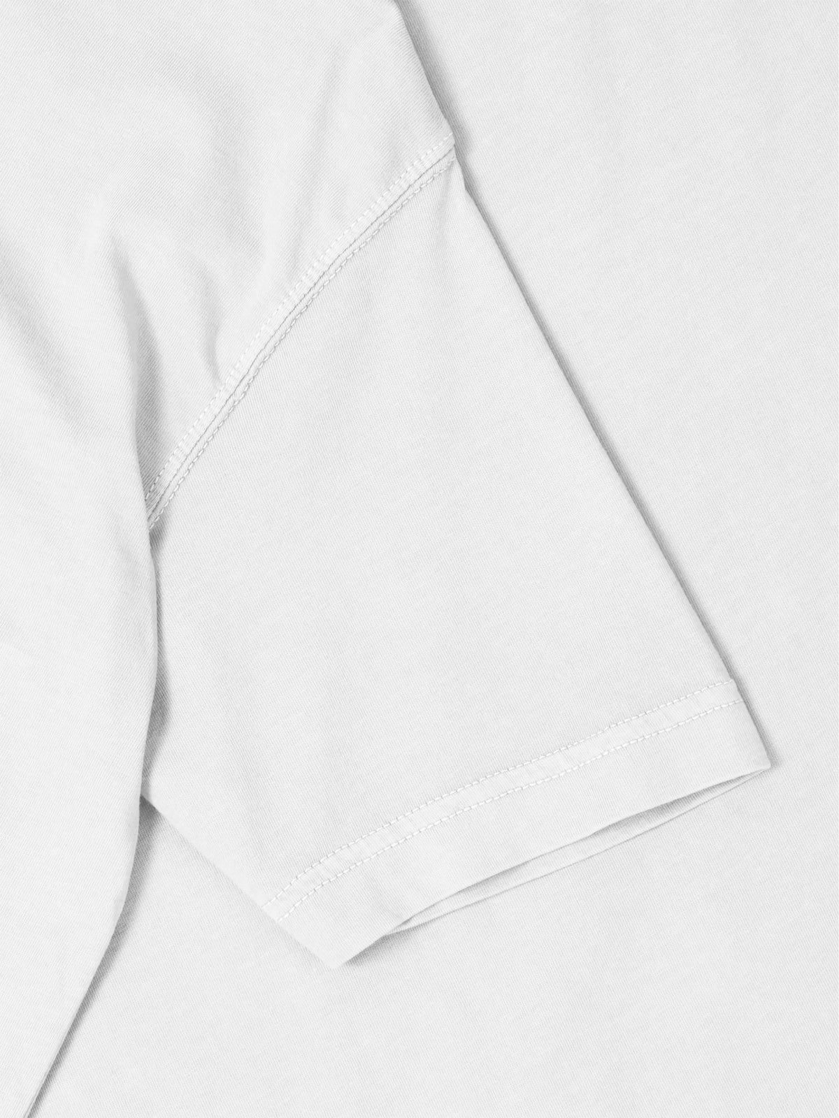 Men’s Organic Premium Cotton Garment Dye Short Sleeve T Shirt in White - Hat and Beyond blank tee