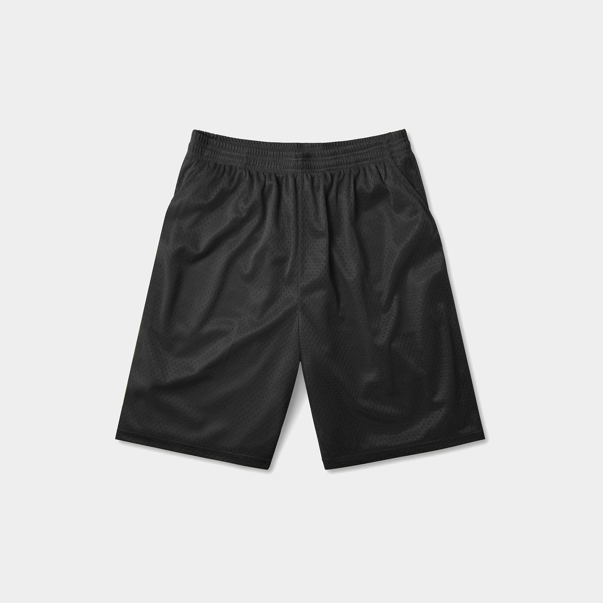 Men’s Athletic Mesh Shorts in champion mesh shorts_mesh biker shorts_mesh shorts mens_mesh basketball shorts_mesh bike shorts_mesh gym shorts_mesh gym shorts_Black - Hat and Beyond
