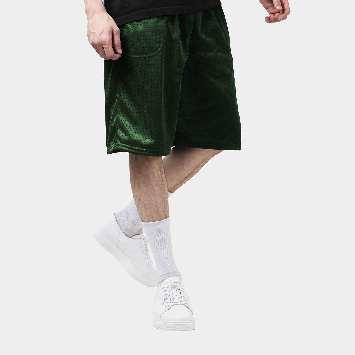 Men’s Athletic Mesh Shorts in champion mesh shorts_mesh biker shorts_mesh shorts mens_mesh basketball shorts_mesh bike shorts_mesh gym shorts_mesh gym shorts_Green - Hat and Beyond