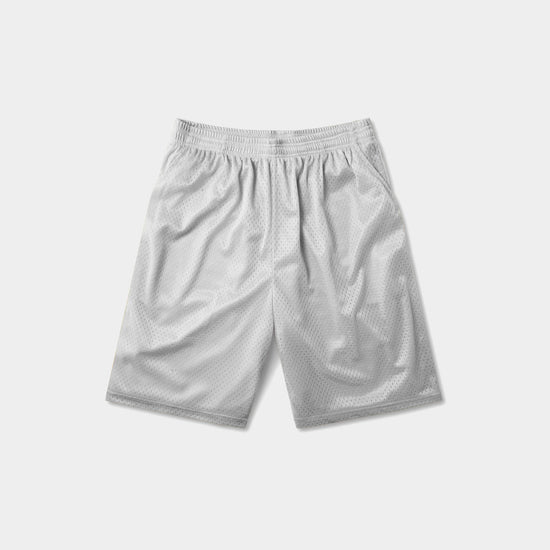 Men’s Athletic Mesh Shorts in champion mesh shorts_mesh biker shorts_mesh shorts mens_mesh basketball shorts_mesh bike shorts_mesh gym shorts_mesh gym shorts_Light Gray - Hat and B