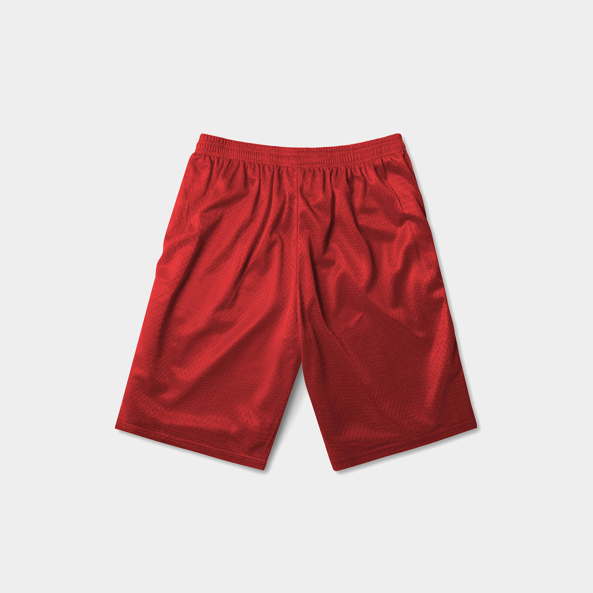 Men’s Athletic Mesh Shorts in champion mesh shorts_mesh biker shorts_mesh shorts mens_mesh basketball shorts_mesh bike shorts_mesh gym shorts_mesh gym shorts_Red - Hat and Beyond c