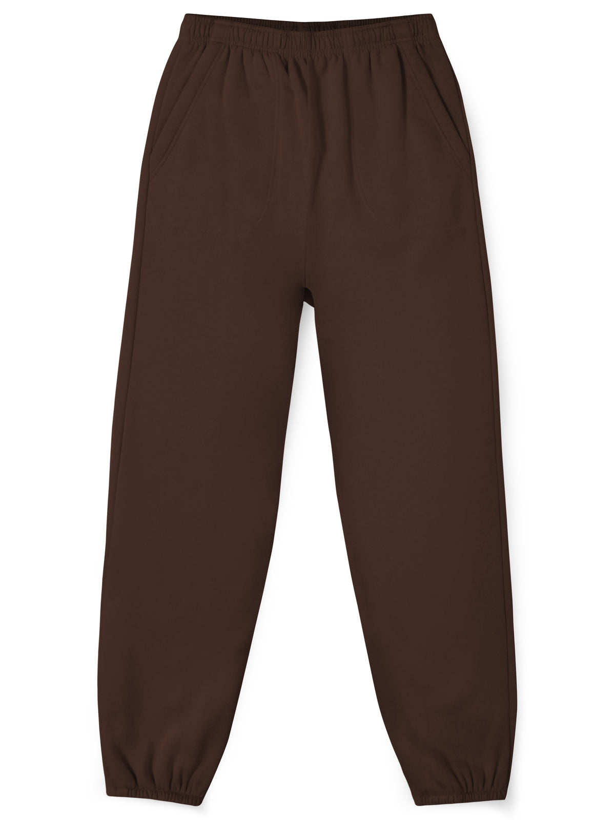 Women’s Women Oversized Fit Lounge Jogger Sweatpants with Pocket S-2XL in Brown - Hat and Beyond fleece joggers