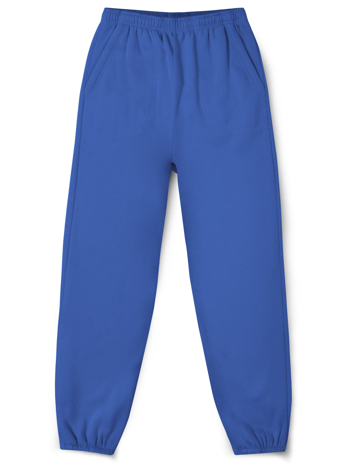 Women’s Women Oversized Fit Lounge Jogger Sweatpants with Pocket Plus Size 3XL-5XL in Royal Blue - Hat and Beyond fleece joggers