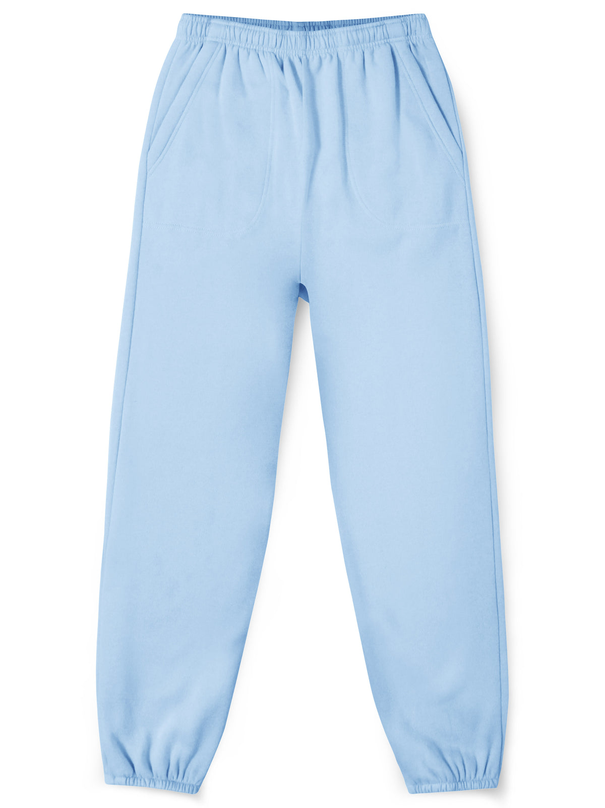 Women’s Women Oversized Fit Lounge Jogger Sweatpants with Pocket S-2XL in Sky Blue - Hat and Beyond fleece joggers