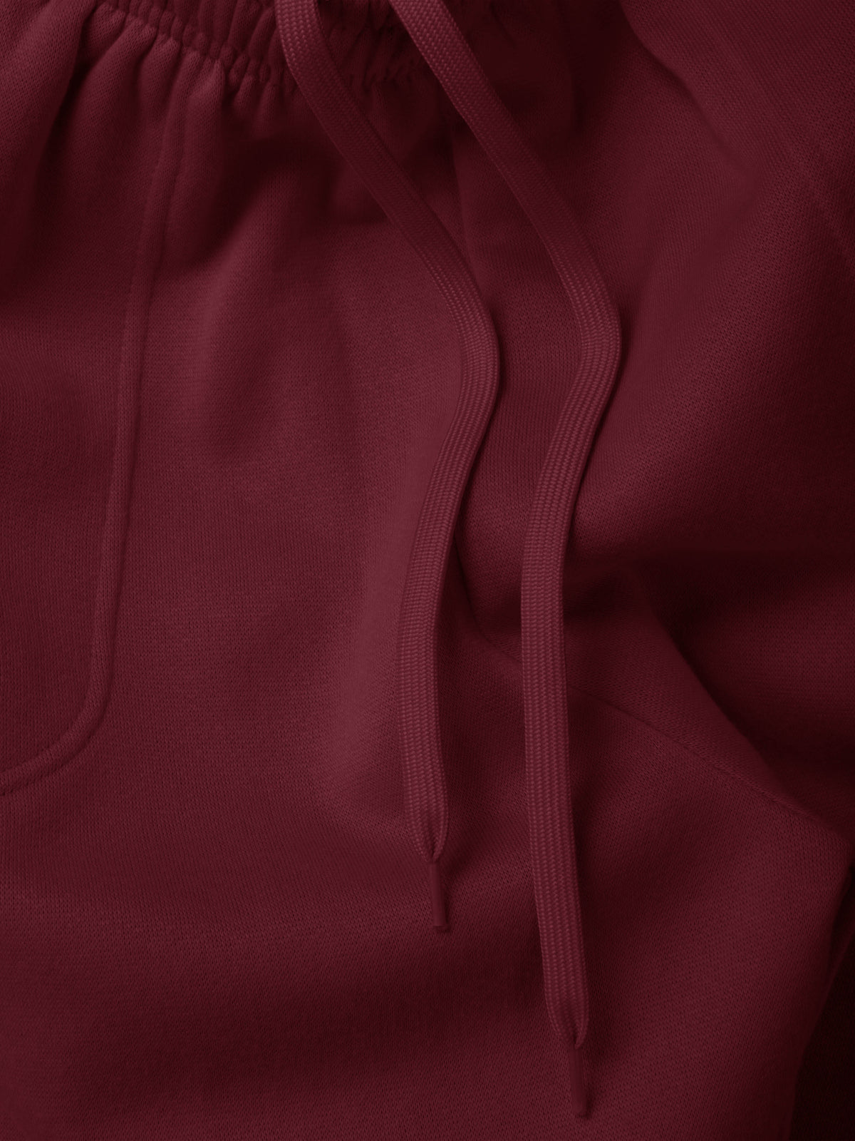 Women’s Women Oversized Fit Lounge Jogger Sweatpants with Pocket Plus Size 3XL-5XL in Burgundy - Hat and Beyond fleece joggers