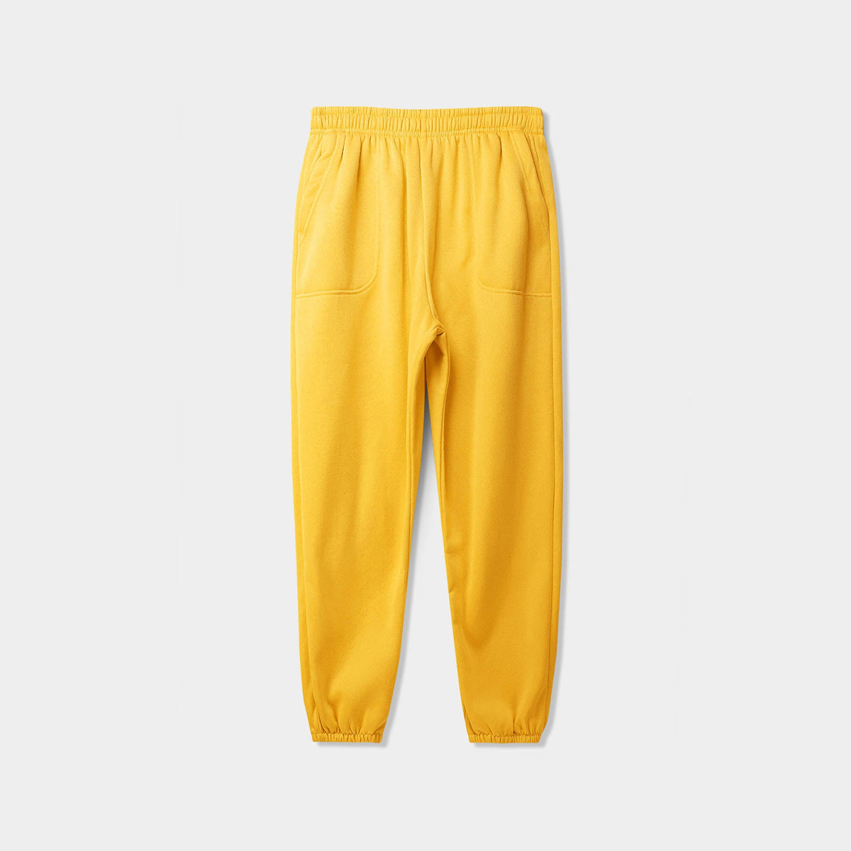 Men’s Lightweight Sweatpants Plus Size 3XL-5XL in Gold - Hat and Beyond fleece joggers