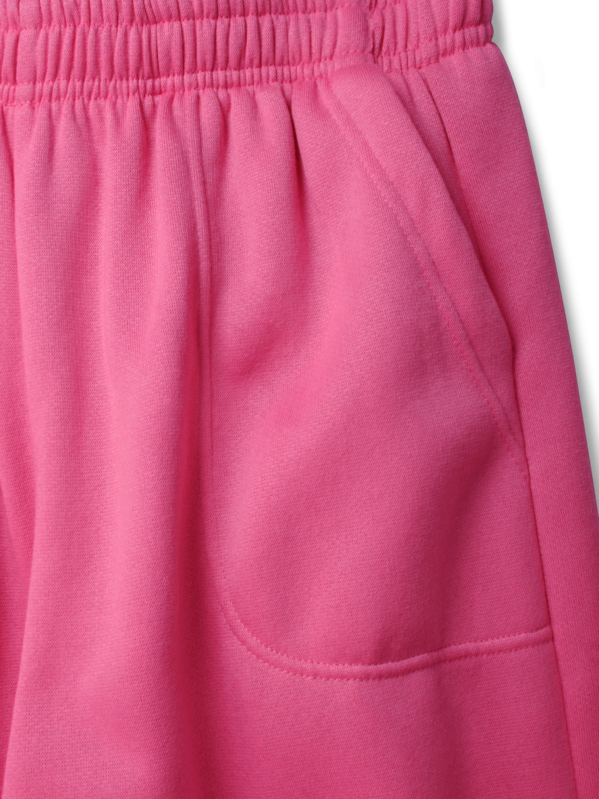 Women’s Women Oversized Fit Lounge Jogger Sweatpants with Pocket Plus Size 3XL-5XL in Hot Pink - Hat and Beyond fleece joggers