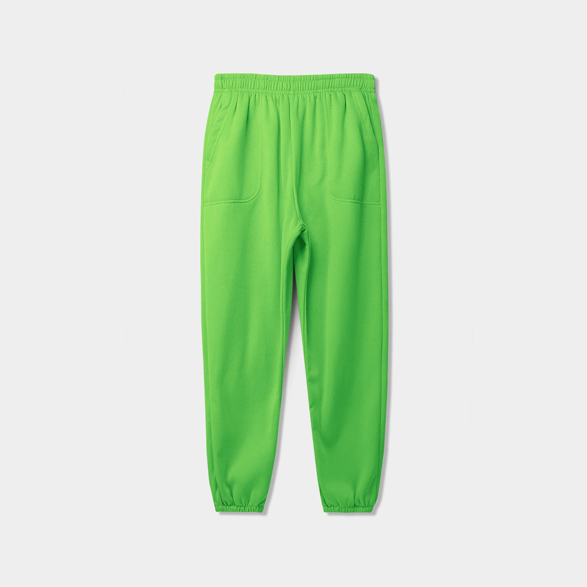 Men’s Lightweight Sweatpants Plus Size 3XL-5XL in Lime - Hat and Beyond fleece joggers