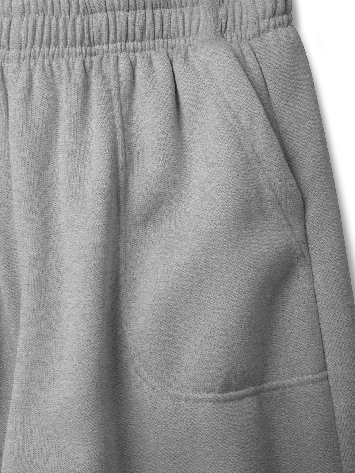 Women’s Women Oversized Fit Lounge Jogger Sweatpants with Pocket Plus Size 3XL-5XL in Medium Gray - Hat and Beyond fleece joggers