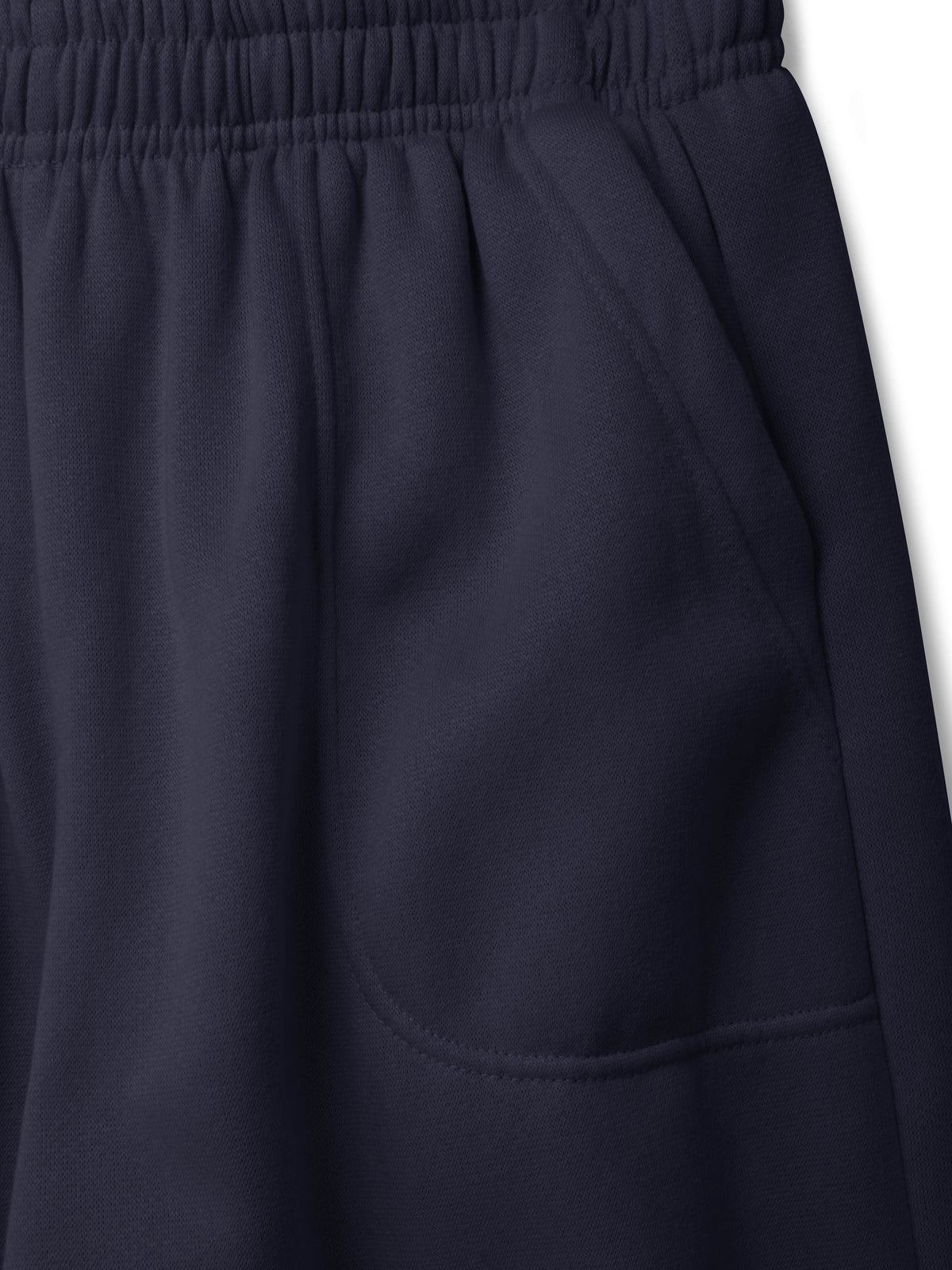 Women’s Women Oversized Fit Lounge Jogger Sweatpants with Pocket Plus Size 3XL-5XL in Navy - Hat and Beyond fleece joggers