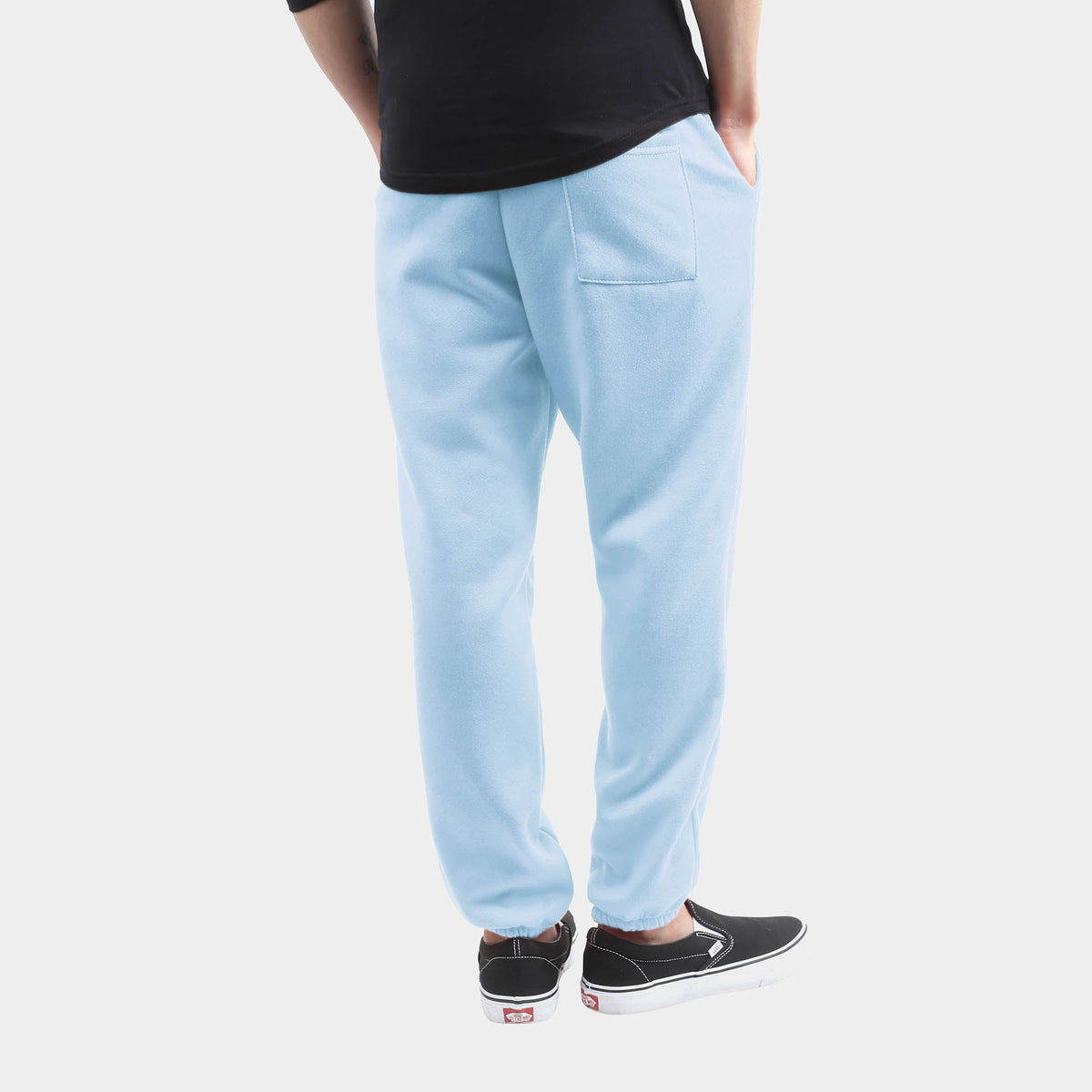 Men’s Lightweight Sweatpants Plus Size 3XL-5XL in Sky Blue - Hat and Beyond fleece joggers