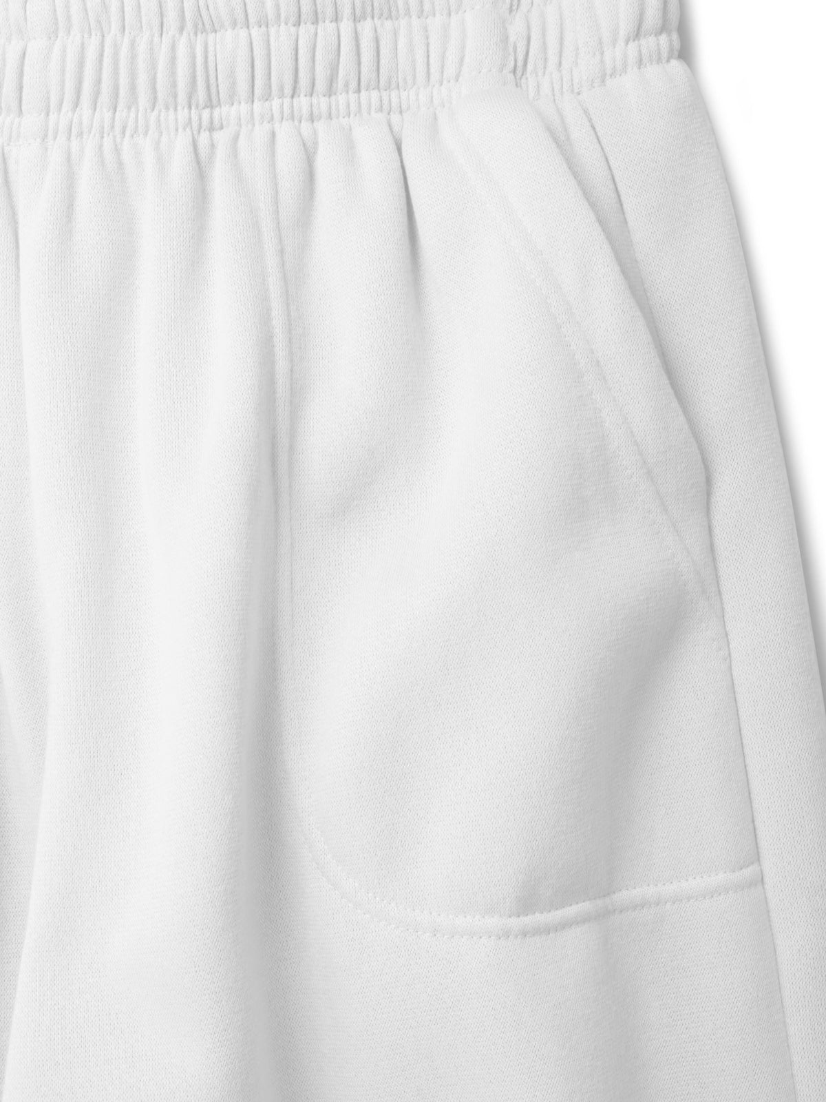 Women’s Women Oversized Fit Lounge Jogger Sweatpants with Pocket Plus Size 3XL-5XL in White - Hat and Beyond fleece joggers