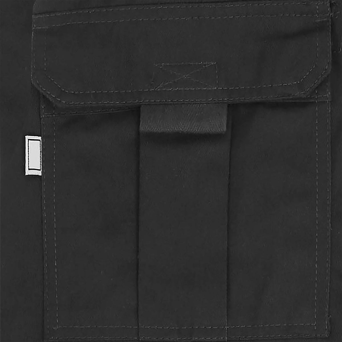 Men’s Premium Loose Fit Twill Cargo Shorts with Belt in Black - Hat and Beyond casual shorts