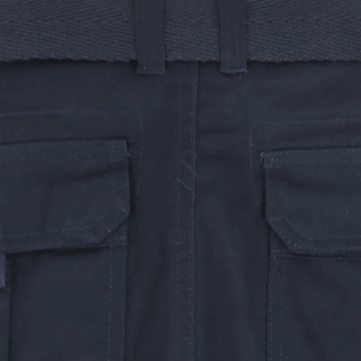 Men’s Premium Loose Fit Twill Cargo Shorts with Belt in Navy - Hat and Beyond casual shorts