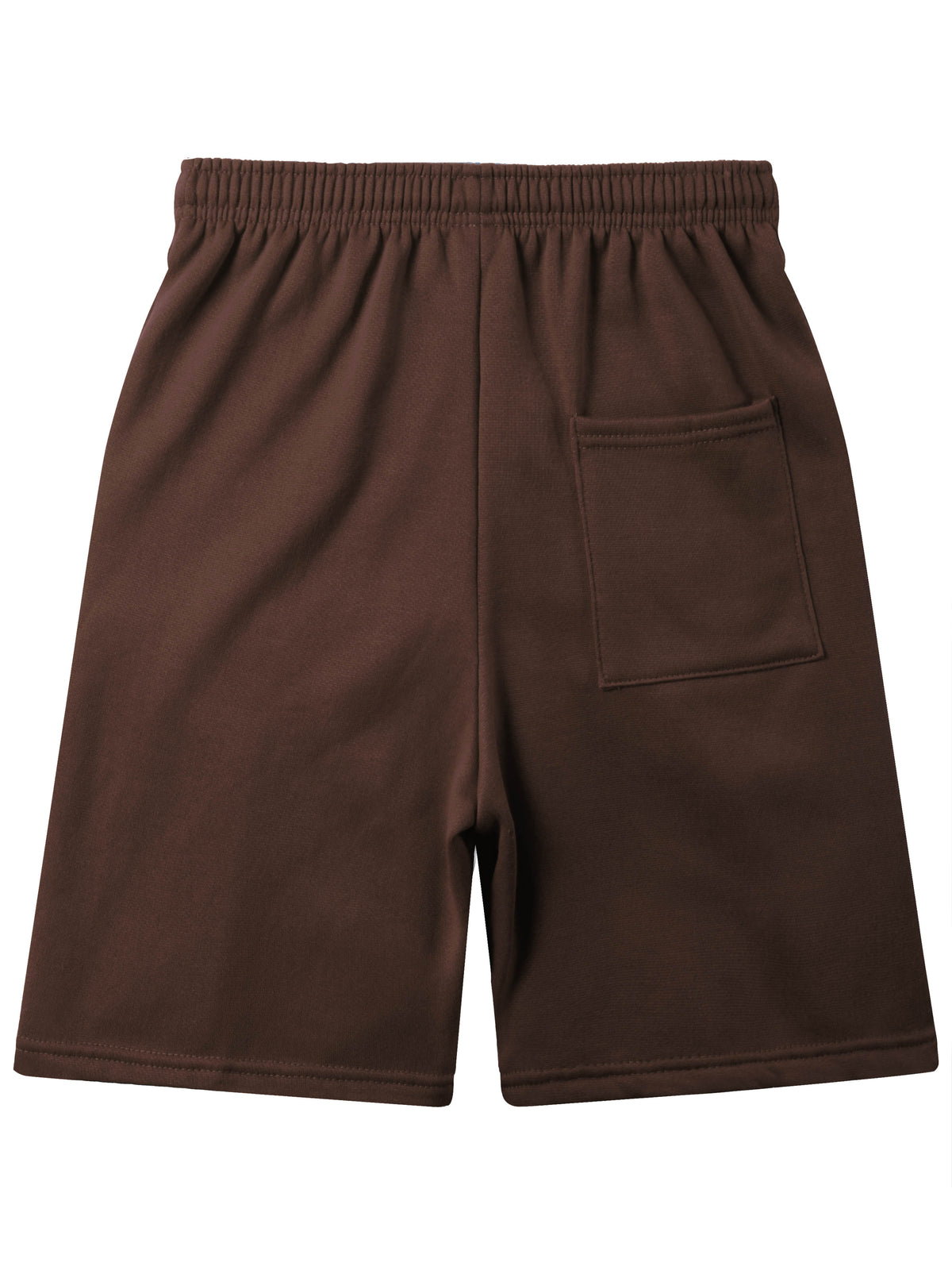 Men’s Brushed Elastic Lightweight Sweat Shorts with Pockets S-2XL in Brown - Hat and Beyond casual shorts