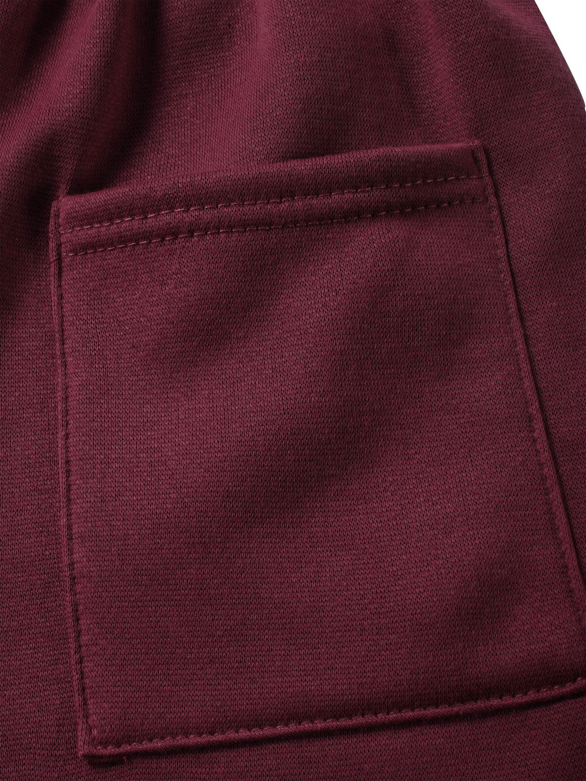 Men’s Brushed Elastic Lightweight Sweat Shorts with Pockets S-2XL in Burgundy - Hat and Beyond casual shorts