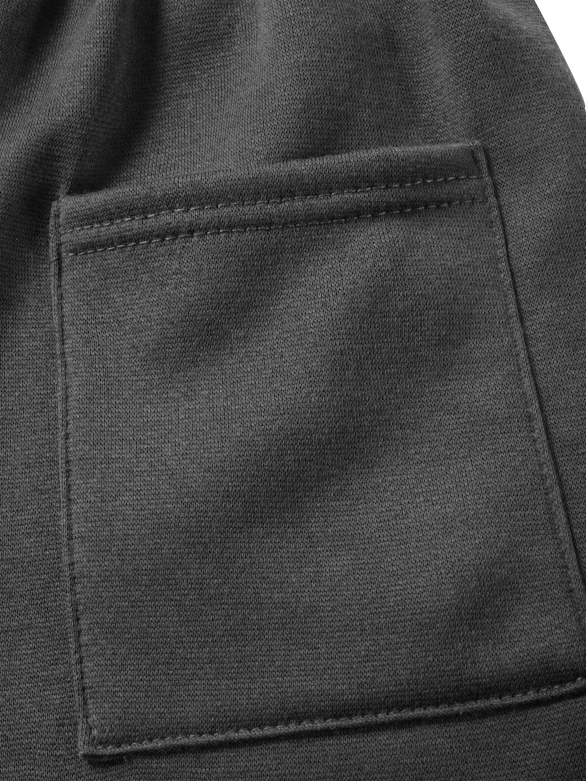 Men’s Brushed Elastic Lightweight Sweat Shorts with Pockets S-2XL in Charcoal - Hat and Beyond casual shorts