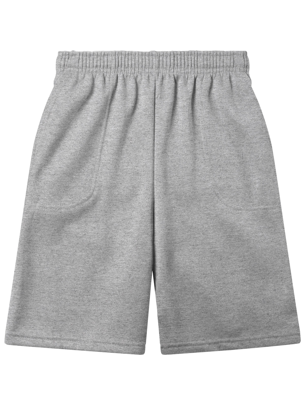 Men’s Brushed Elastic Lightweight Sweat Shorts with Pockets S-2XL in Heather Gray - Hat and Beyond casual shorts