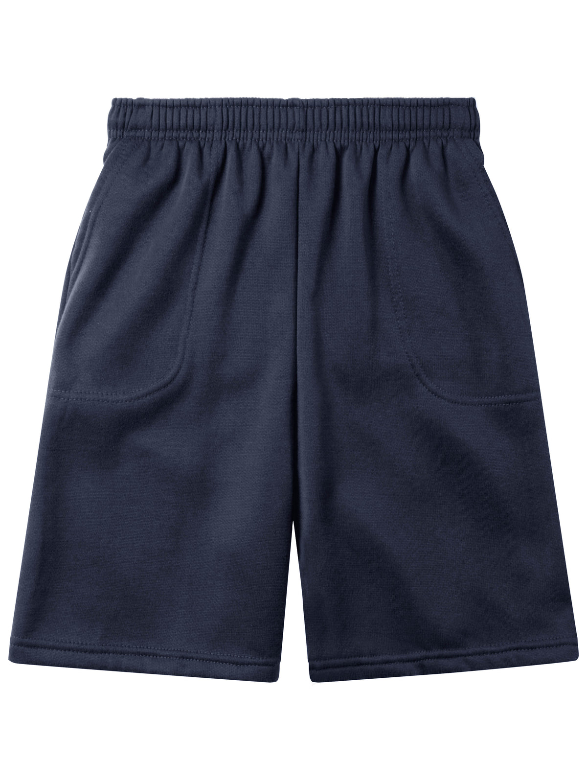 Men’s Brushed Elastic Lightweight Sweat Shorts with Pockets S-2XL in Navy - Hat and Beyond casual shorts