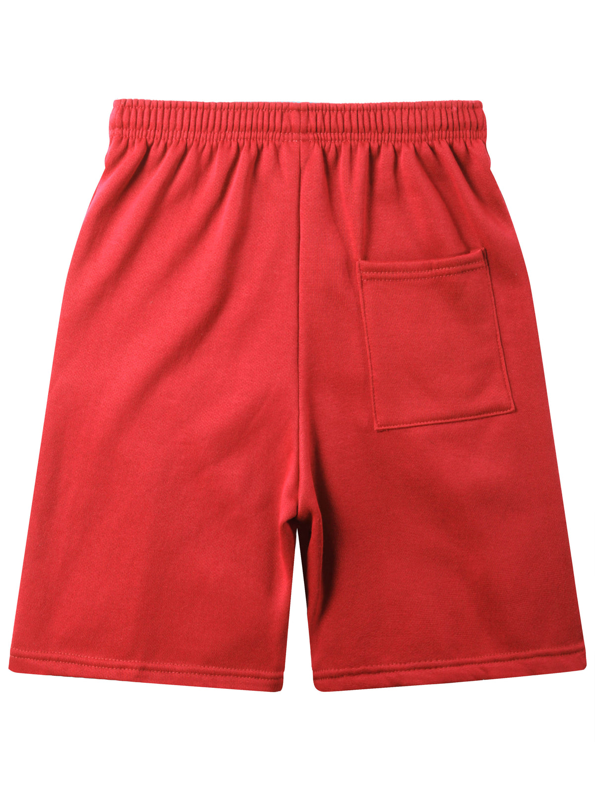 Men’s Brushed Elastic Lightweight Sweat Shorts with Pockets S-2XL in Red - Hat and Beyond casual shorts