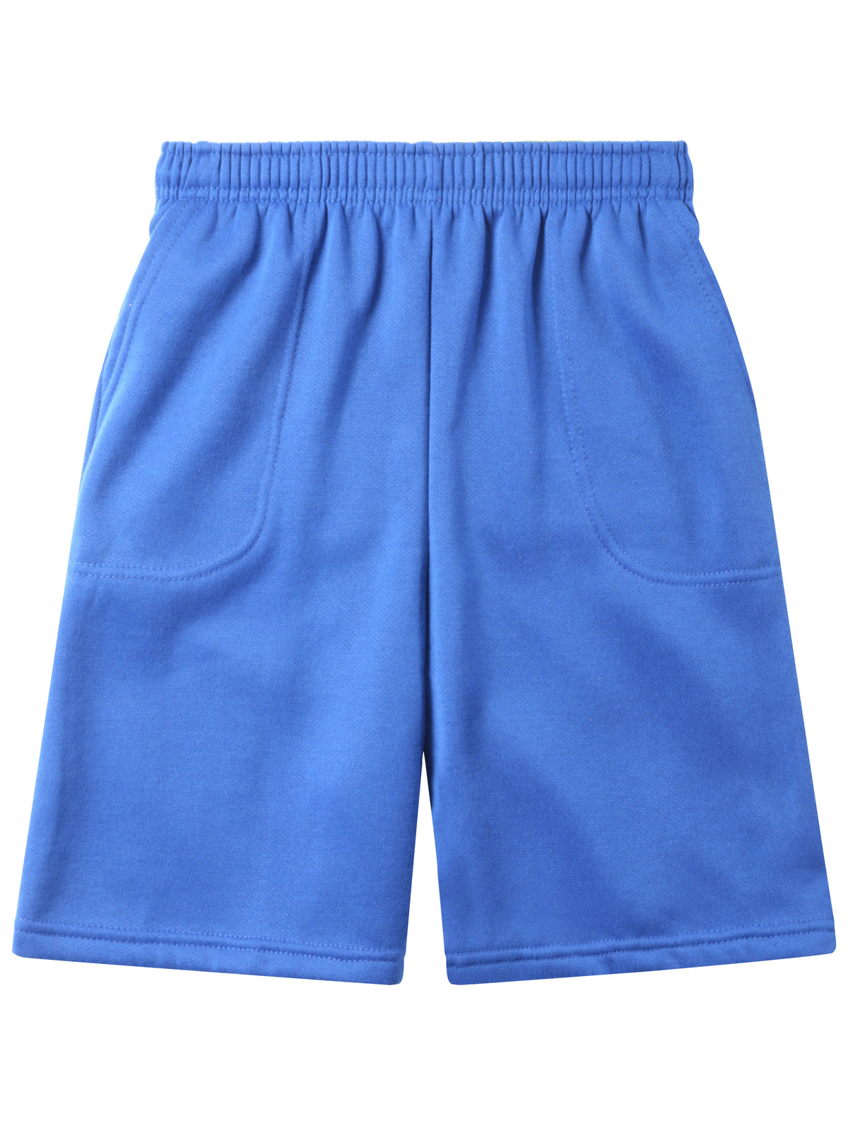 Men’s Brushed Elastic Lightweight Sweat Shorts with Pockets Plus Size 3XL-5XL in Royal Blue - Hat and Beyond casual shorts