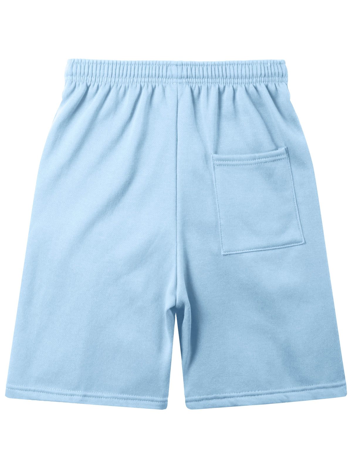 Men’s Brushed Elastic Lightweight Sweat Shorts with Pockets S-2XL in Sky Blue - Hat and Beyond casual shorts