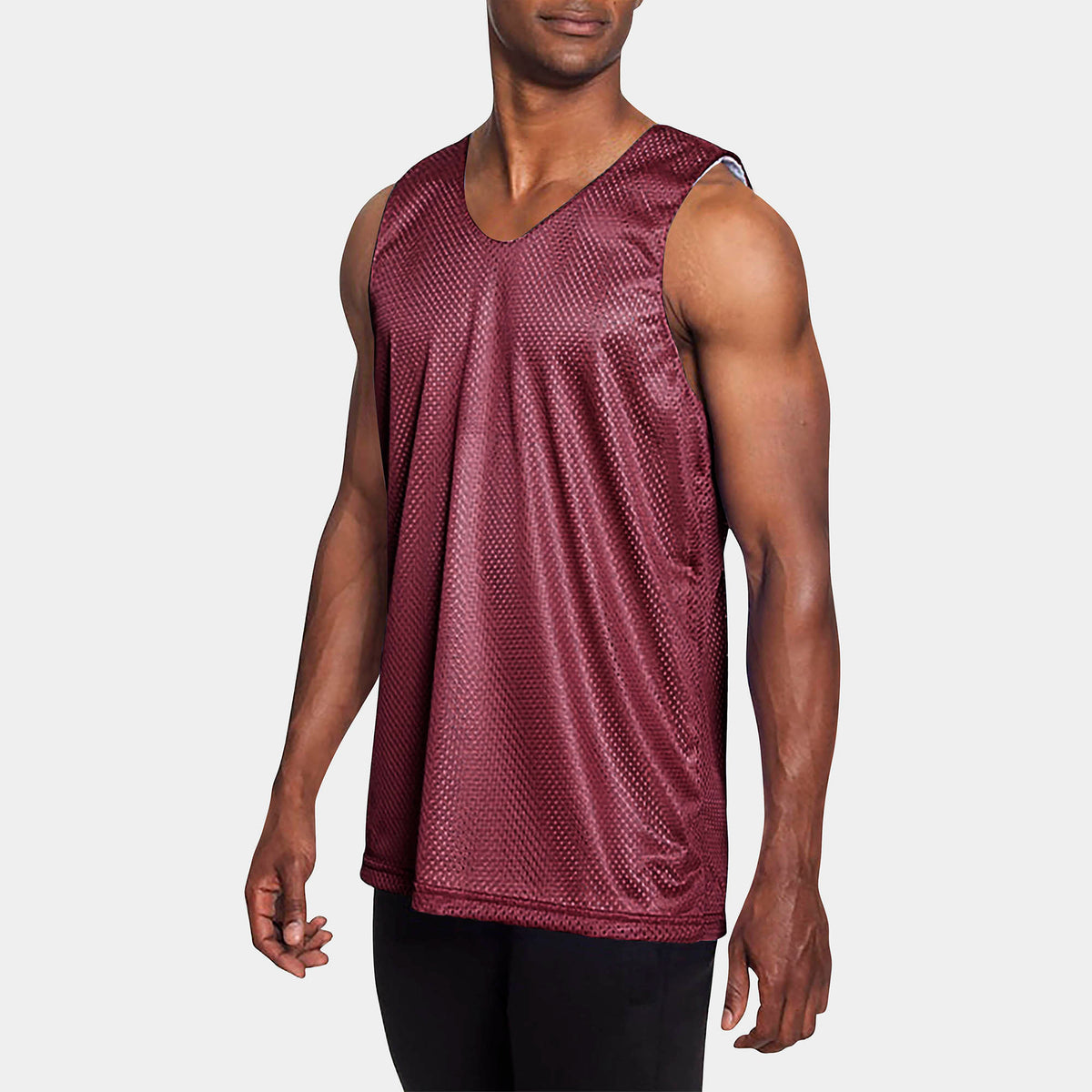 Men’s Reversible Basketball Jersey in basketball jersey_basketball uniforms_cheap basketball jerseys_jersey basket_reversible basketball jerseys_basketball jersey maker_Burgundy - 