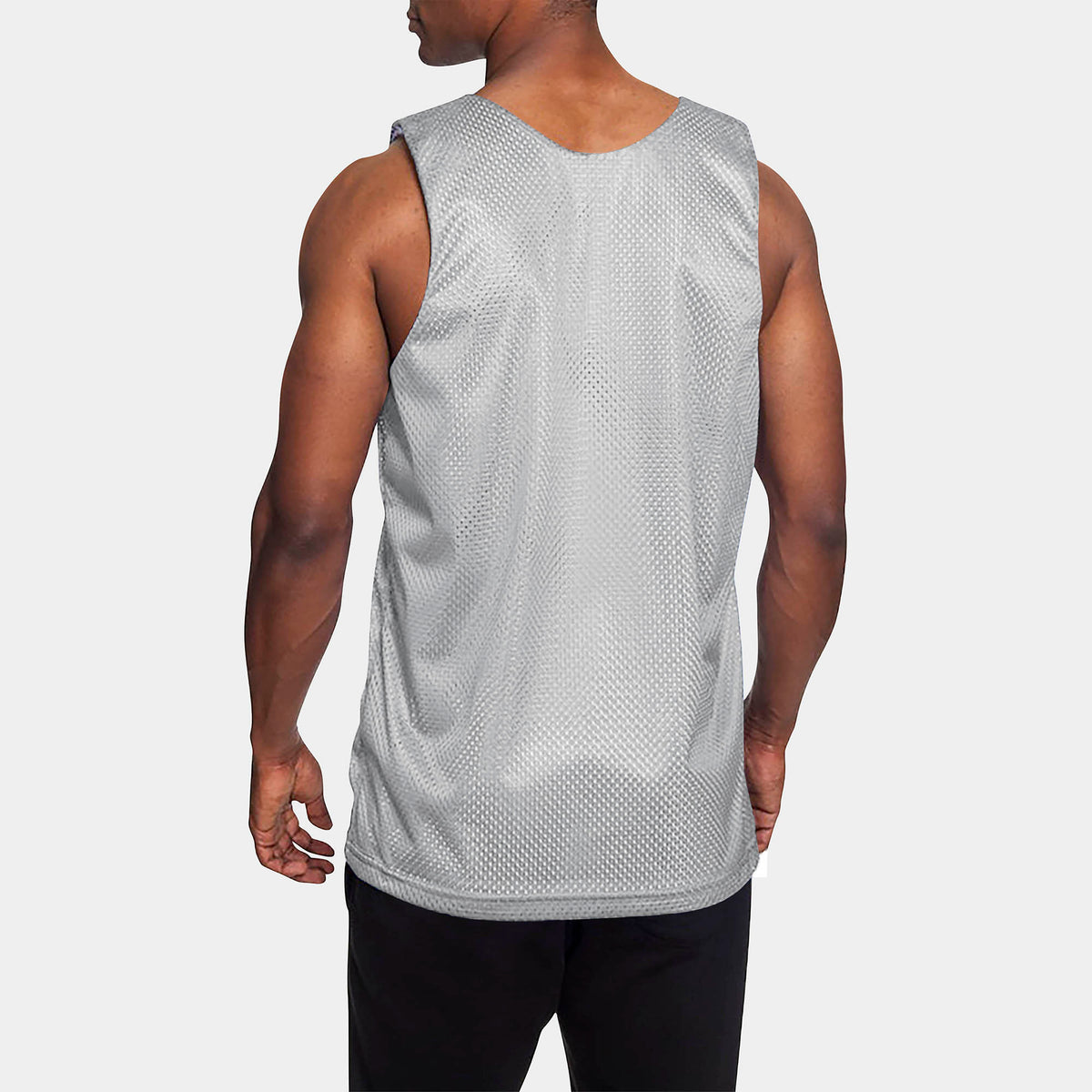 Men’s Reversible Basketball Jersey in basketball jersey_basketball uniforms_cheap basketball jerseys_jersey basket_reversible basketball jerseys_basketball jersey maker_Light Gray 