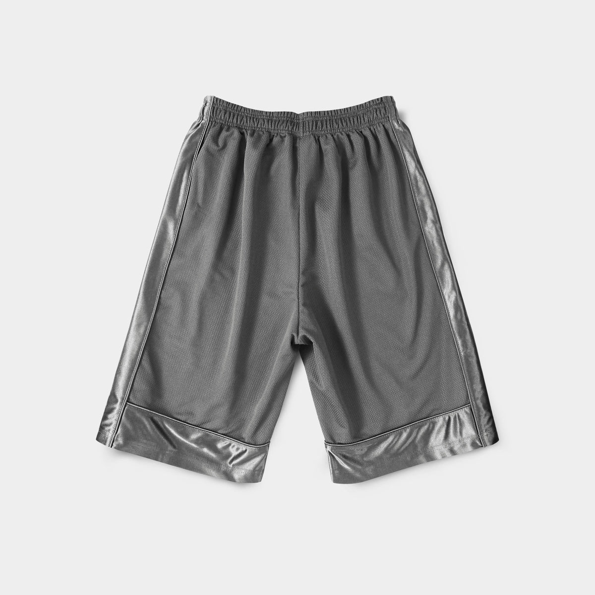 Men’s Heavyweight Mesh Shorts with Pockets Basketball Gym Workout Short in Heather Gray - Hat and Beyond casual shorts