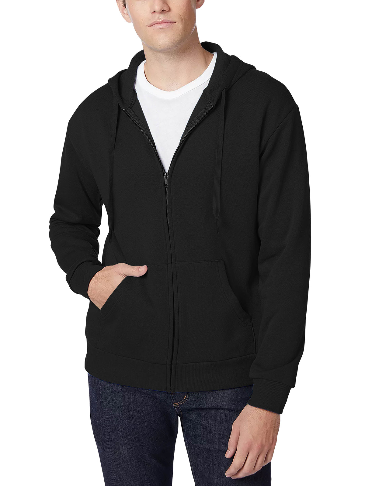 Men's Ultimate Heavyweight Zip-Up Hoodie Plus Size Black – Wholesale Blank Plus Size Heavyweight Zip Up | Hat and Beyond