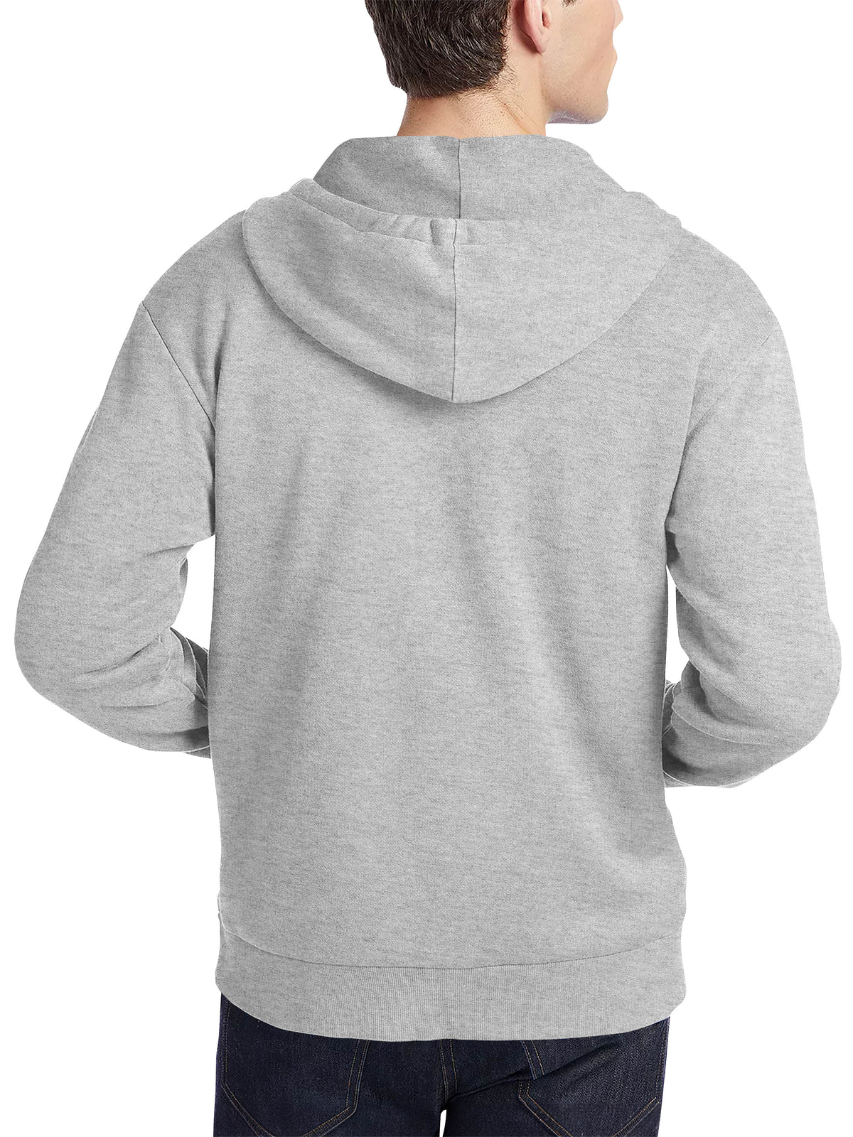 Men’s Ultimate Heavyweight Zip Up Hoodie Jacket XS-XL in Heather Gray - Hat and Beyond hoodie
