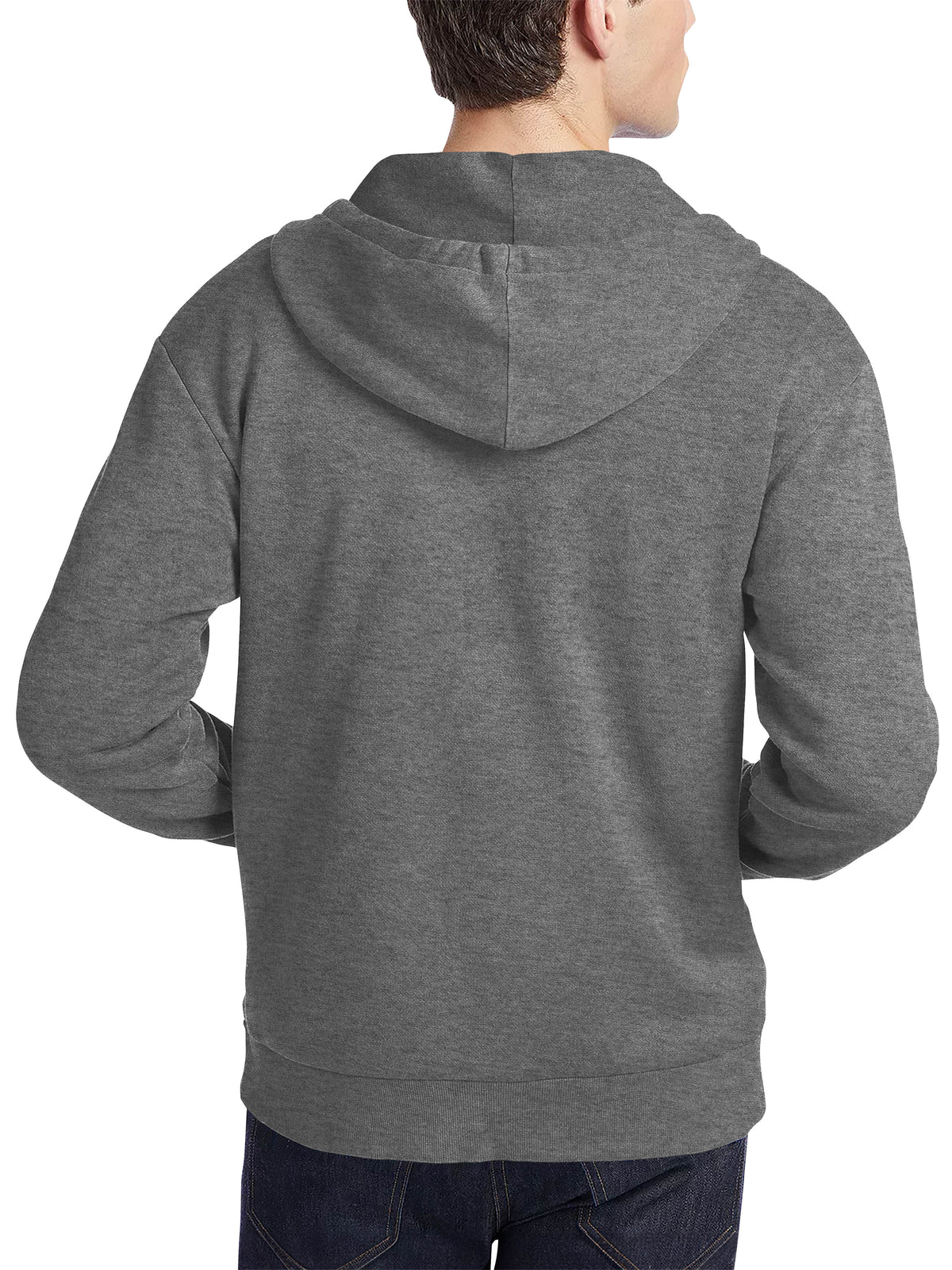 Men’s Ultimate Heavyweight Zip Up Hoodie Jacket XS-XL in Medium Gray - Hat and Beyond hoodie