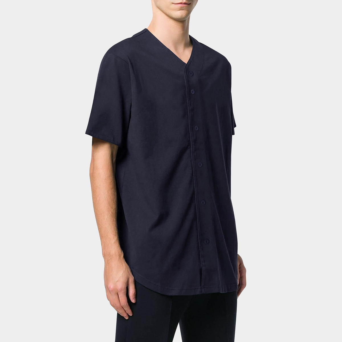 Men’s Button Down Cotton Baseball Jersey in mlb shops_baseball jersey_mlb store_mlb jerseys_cheap baseball jerseys_cheap mlb jerseys_baseball jersey shirts_black baseball jersey_me