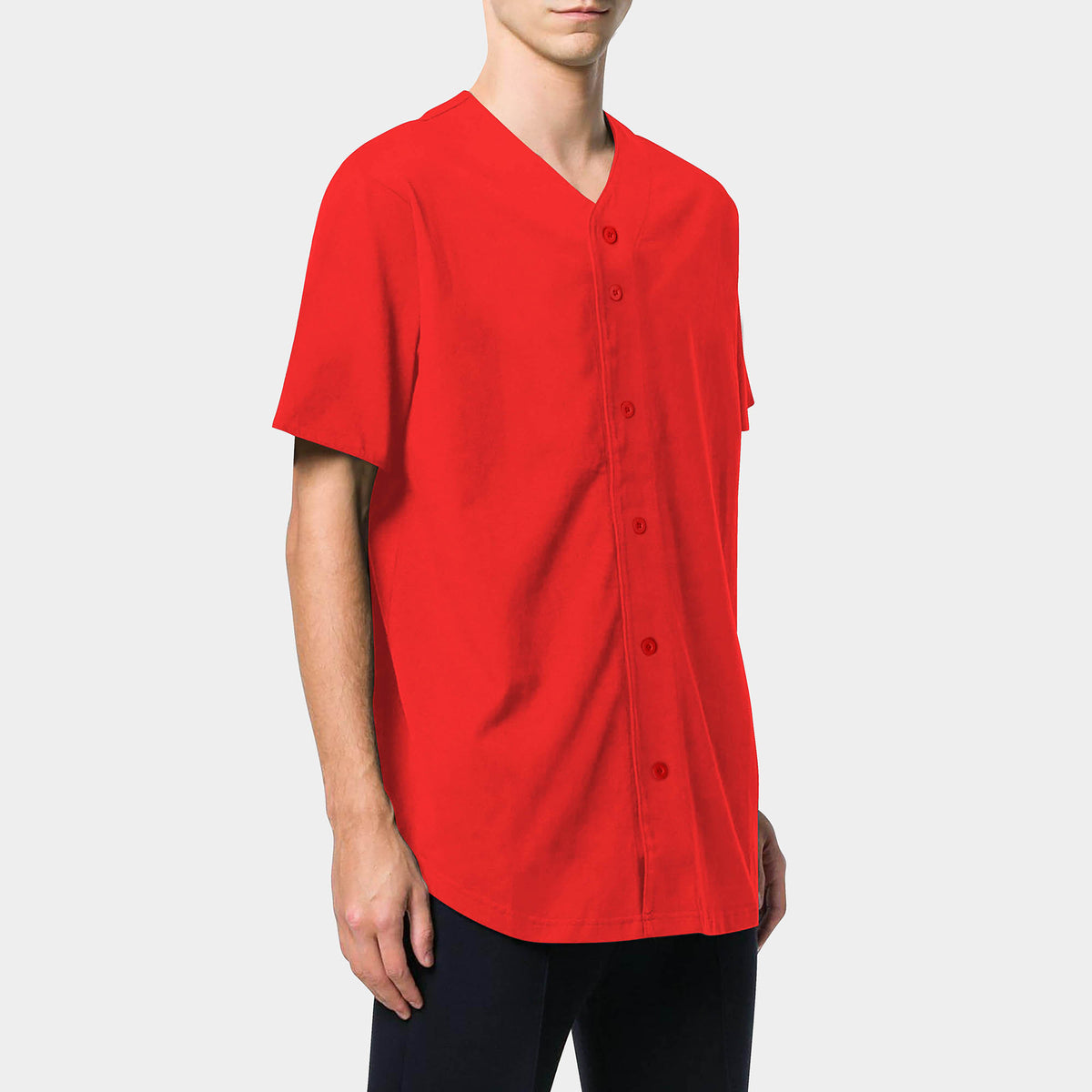 Men’s Button Down Cotton Baseball Jersey in mlb shops_baseball jersey_mlb store_mlb jerseys_cheap baseball jerseys_cheap mlb jerseys_baseball jersey shirts_black baseball jersey_me