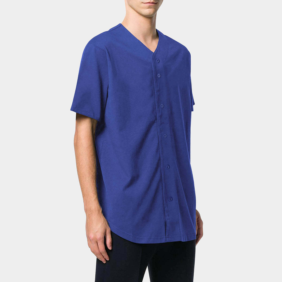 Men’s Button Down Cotton Baseball Jersey in mlb shops_baseball jersey_mlb store_mlb jerseys_cheap baseball jerseys_cheap mlb jerseys_baseball jersey shirts_black baseball jersey_me