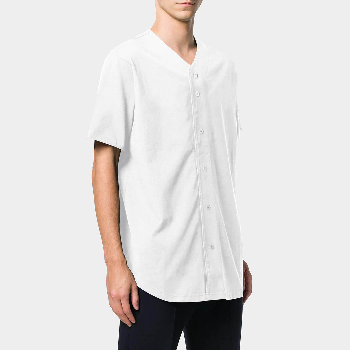 Men’s Button Down Cotton Baseball Jersey in mlb shops_baseball jersey_mlb store_mlb jerseys_cheap baseball jerseys_cheap mlb jerseys_baseball jersey shirts_black baseball jersey_me