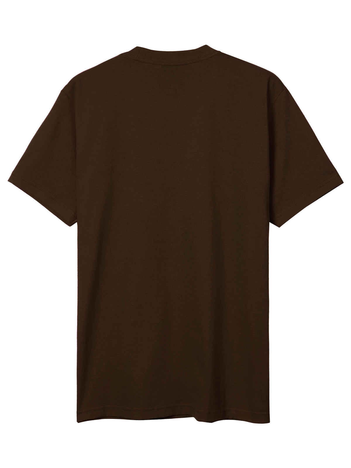 Men’s Super Max Heavyweight T Shirt S-2XL in Brown - Hat and Beyond blank tee