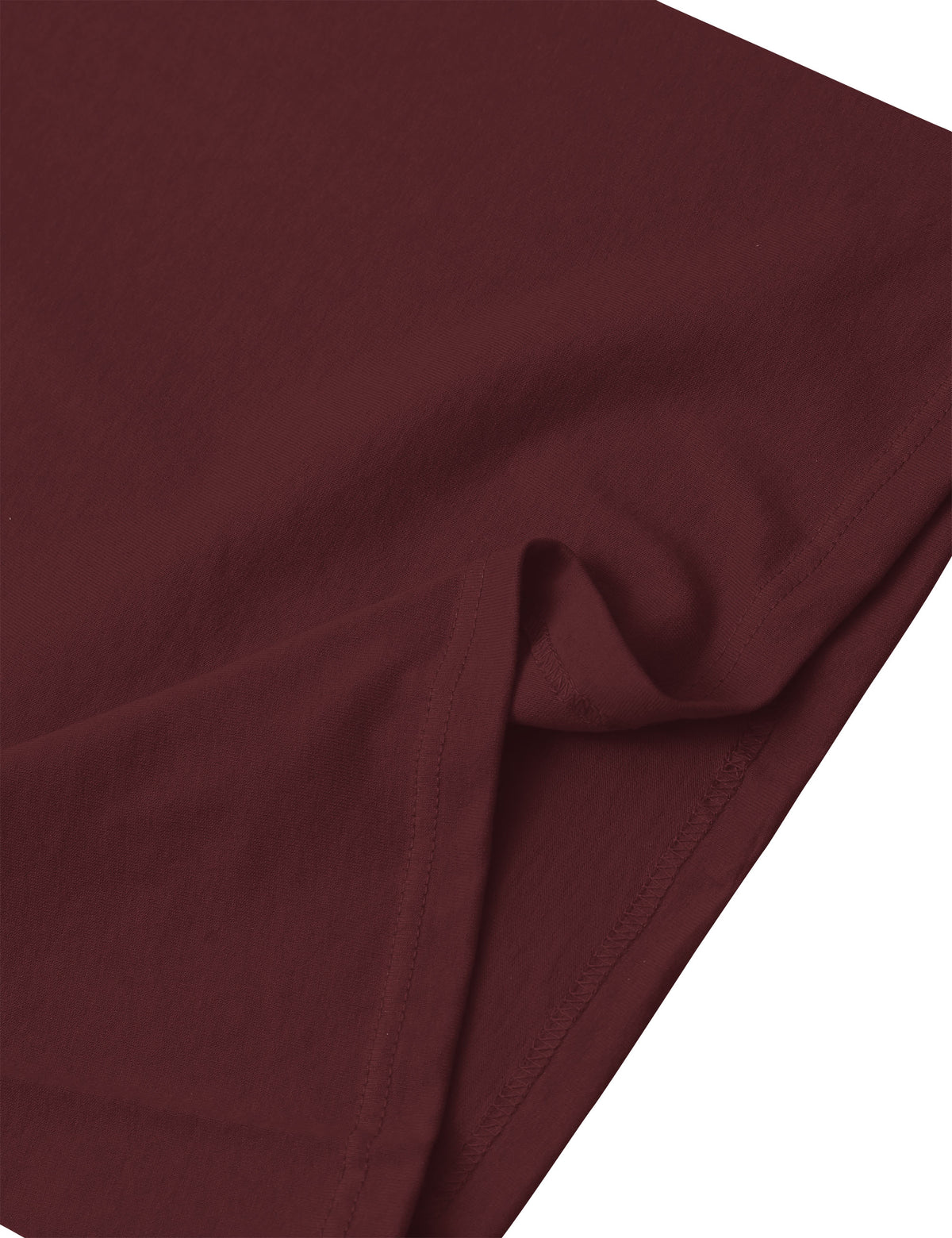 Men’s Super Max Heavyweight T Shirt S-2XL in Burgundy - Hat and Beyond blank tee