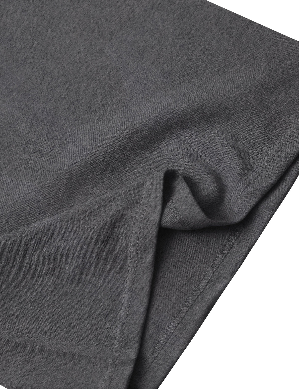 Men’s Super Max Heavyweight T Shirt Tall Sizes XLT-5XT in Charcoal Gray - Hat and Beyond blank tee