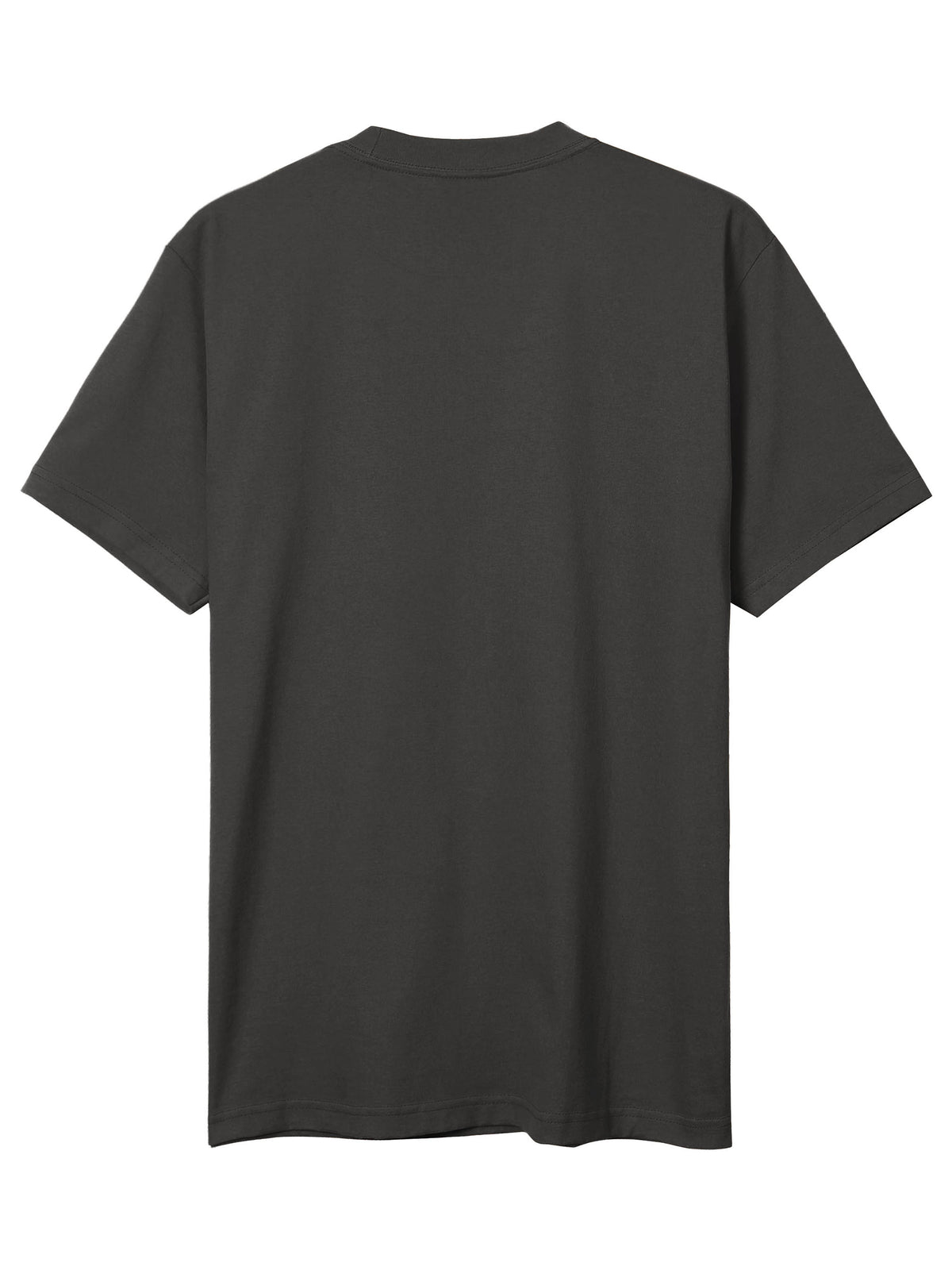 Men’s Super Max Heavyweight T Shirt S-2XL in Dark Gray - Hat and Beyond blank tee