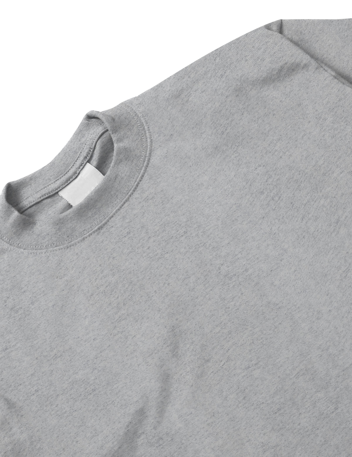 Men’s Super Max Heavyweight T Shirt Tall Sizes XLT-5XT in Heather Gray - Hat and Beyond blank tee