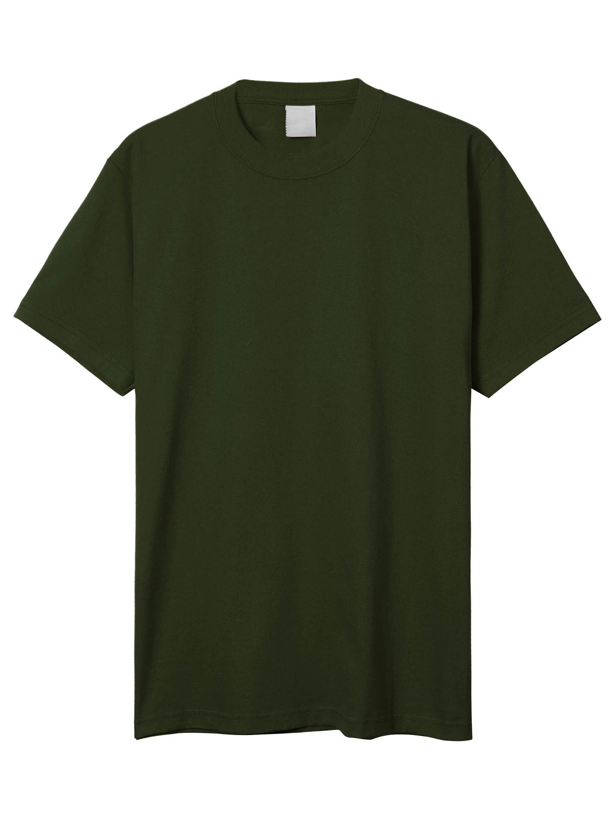 Men’s Super Max Heavyweight T Shirt S-2XL in Hunter Green - Hat and Beyond blank tee