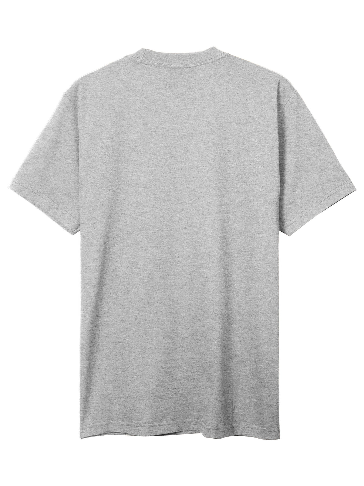 Men’s Super Max Heavyweight T Shirt S-2XL in Heather Gray - Hat and Beyond blank tee
