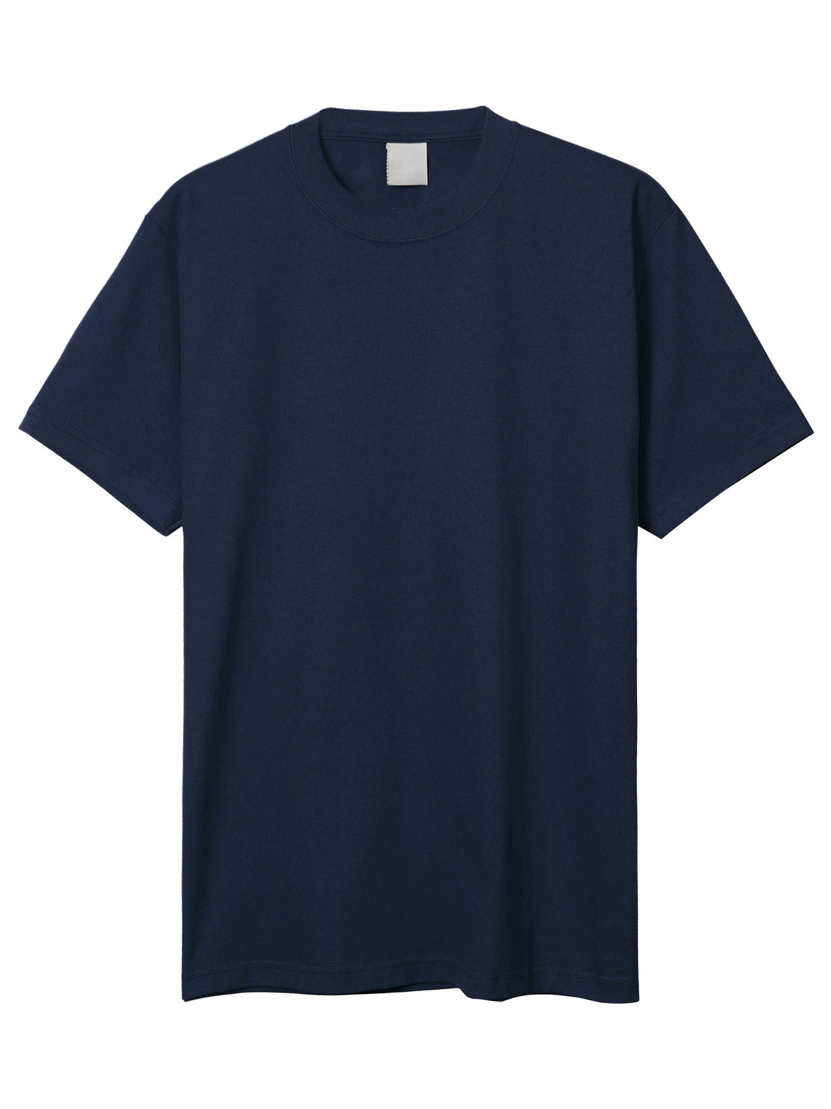 Men’s Super Max Heavyweight T Shirt Tall Sizes XLT-5XT in Navy - Hat and Beyond blank tee