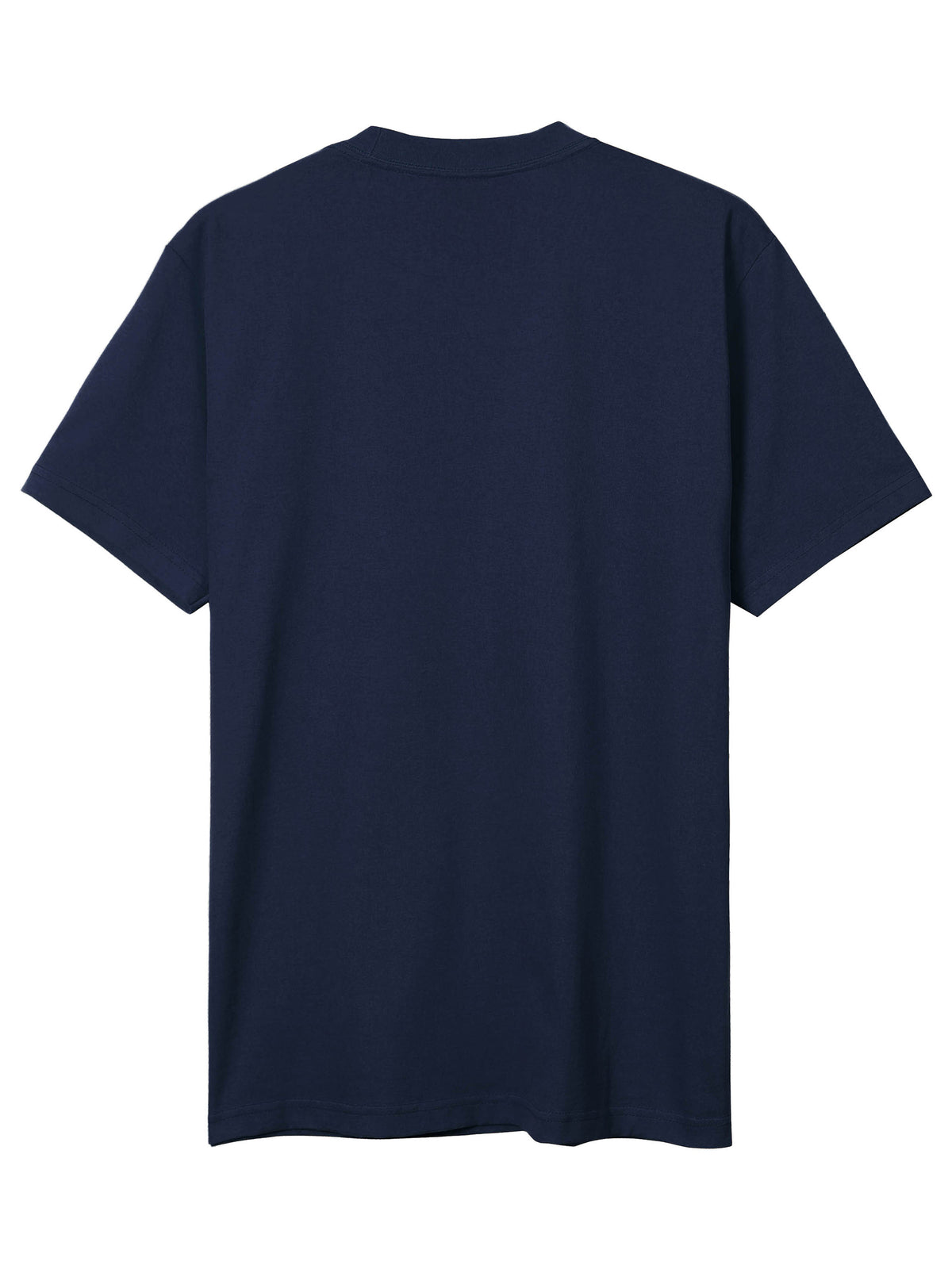 Men’s Super Max Heavyweight T Shirt Tall Sizes XLT-5XT in Navy - Hat and Beyond blank tee