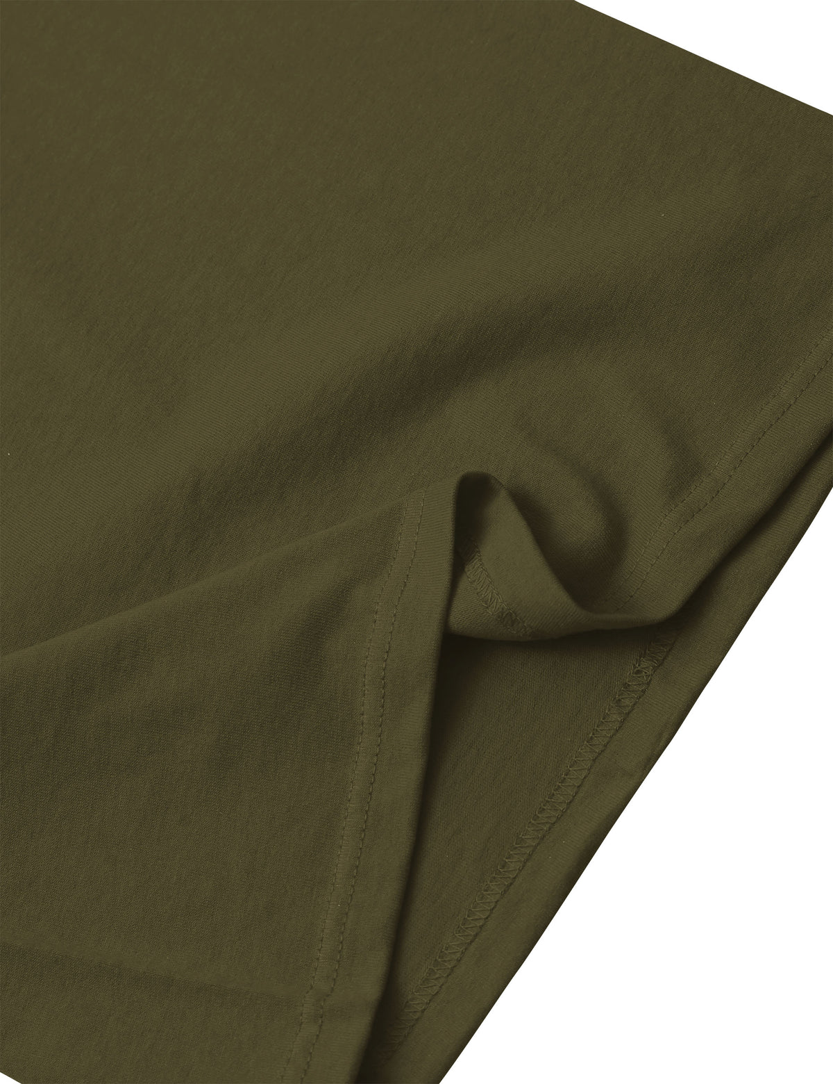 Men’s Super Max Heavyweight T Shirt S-2XL in Olive - Hat and Beyond blank tee