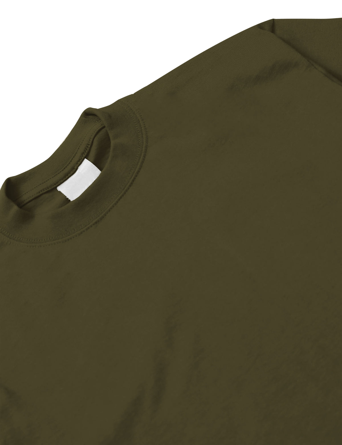Men’s Super Max Heavyweight T Shirt Tall Sizes XLT-5XT in Olive - Hat and Beyond blank tee