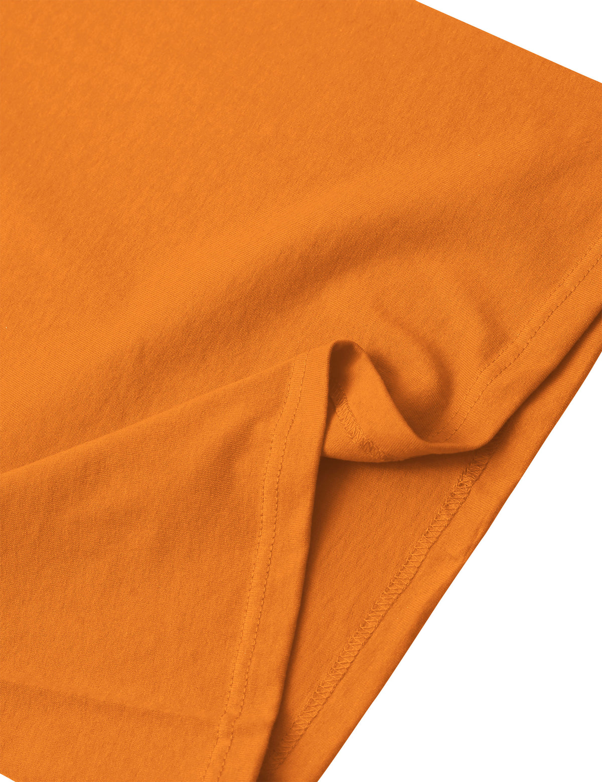 Men’s Super Max Heavyweight T Shirt Tall Sizes XLT-5XT in Orange - Hat and Beyond blank tee